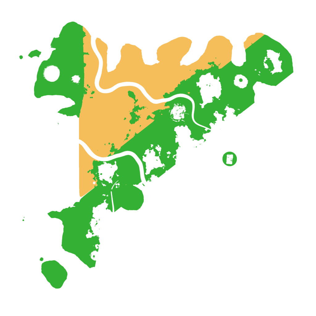 Biome Rust Map: Procedural Map, Size: 3500, Seed: 1600214951