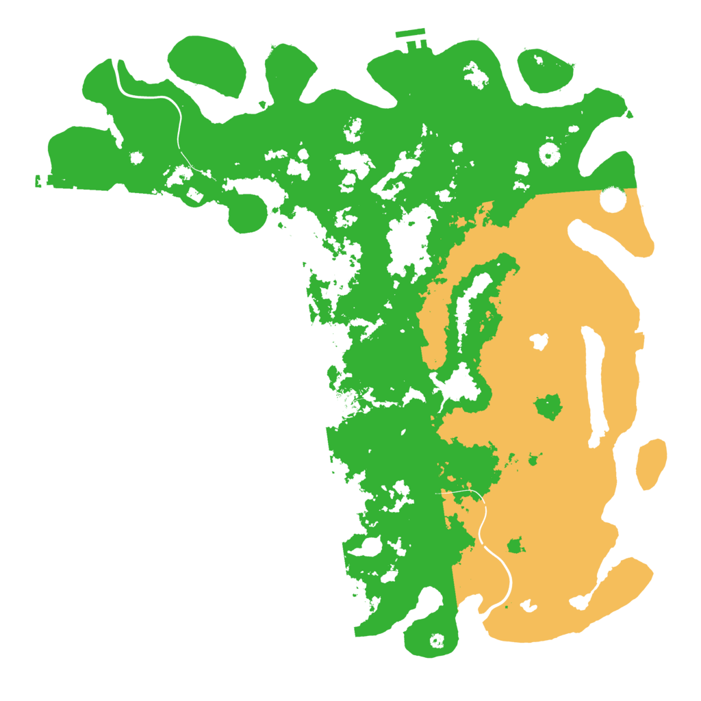 Biome Rust Map: Procedural Map, Size: 4800, Seed: 1605184657
