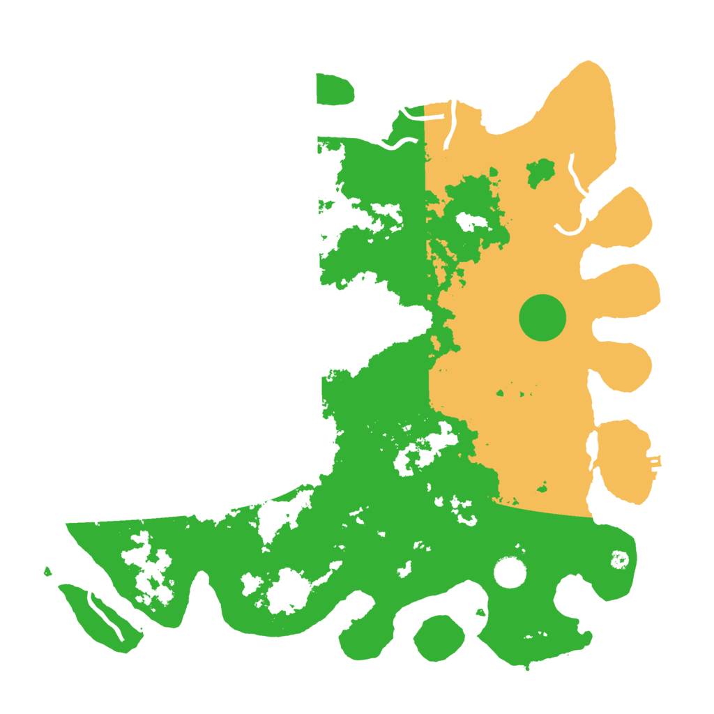 Biome Rust Map: Procedural Map, Size: 4000, Seed: 6558150