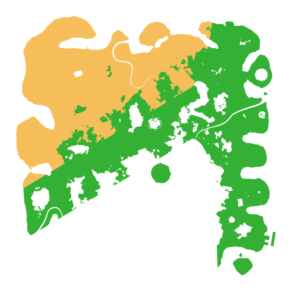 Biome Rust Map: Procedural Map, Size: 4200, Seed: 648120