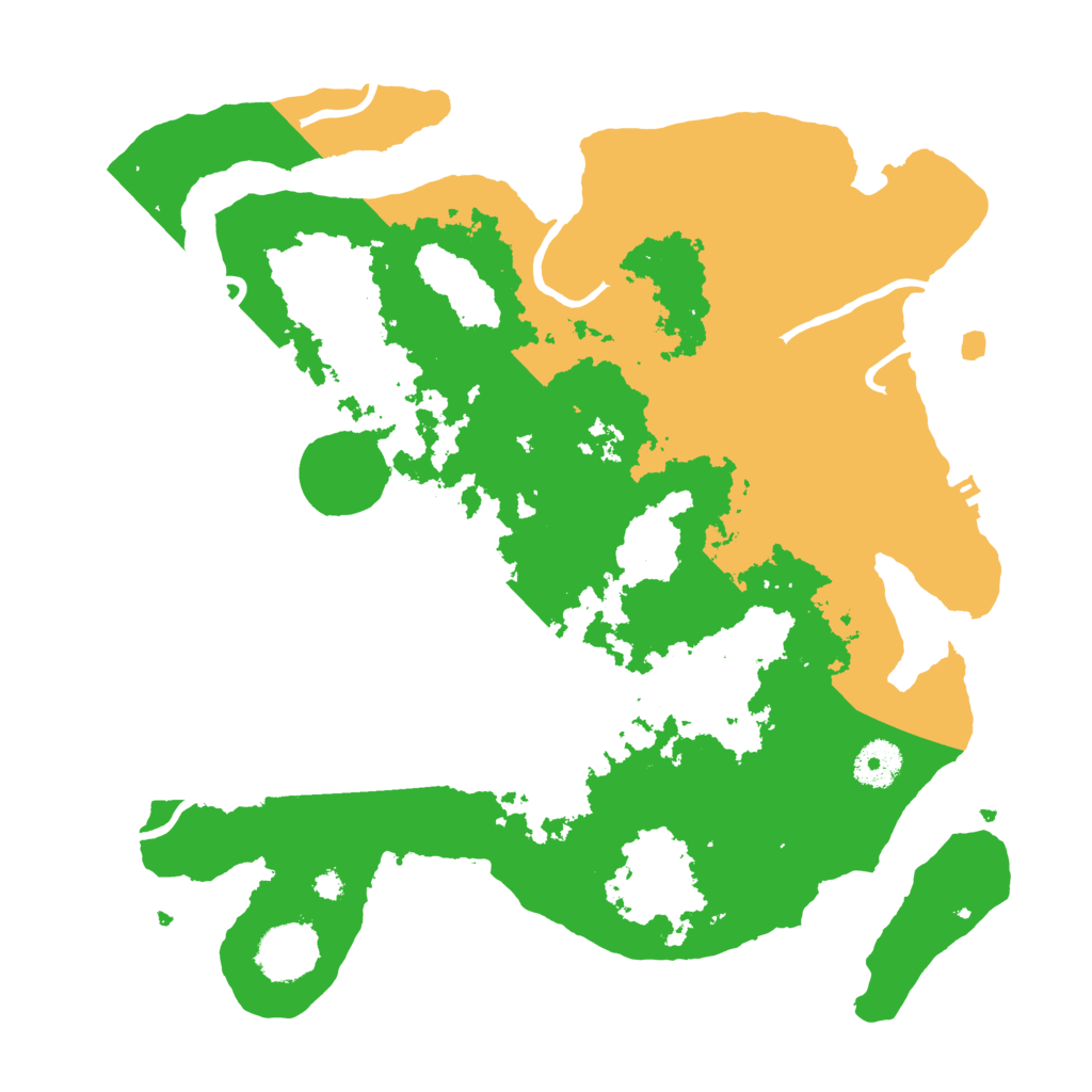 Biome Rust Map: Procedural Map, Size: 3500, Seed: 29076429
