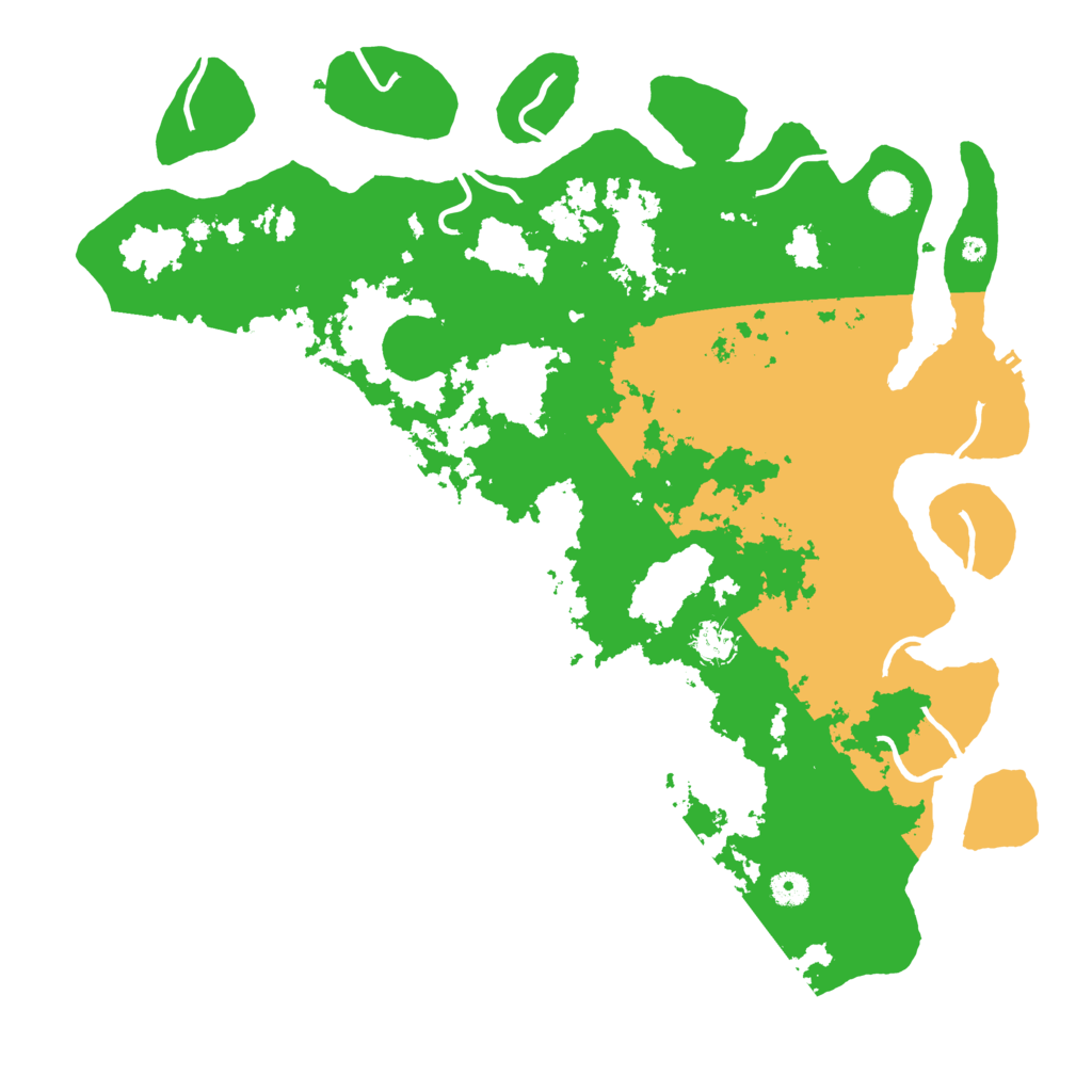 Biome Rust Map: Procedural Map, Size: 4500, Seed: 892106564