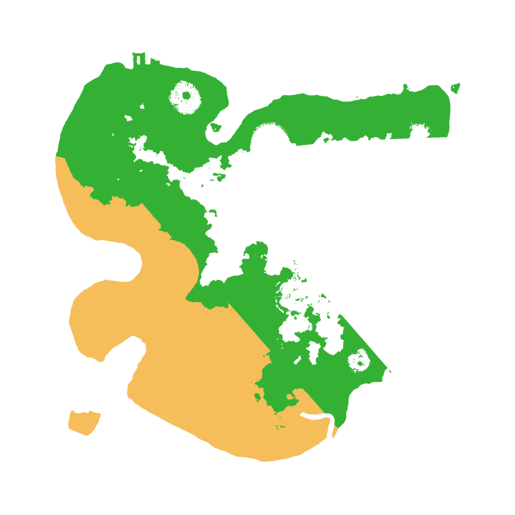 Biome Rust Map: Procedural Map, Size: 2500, Seed: 204116310