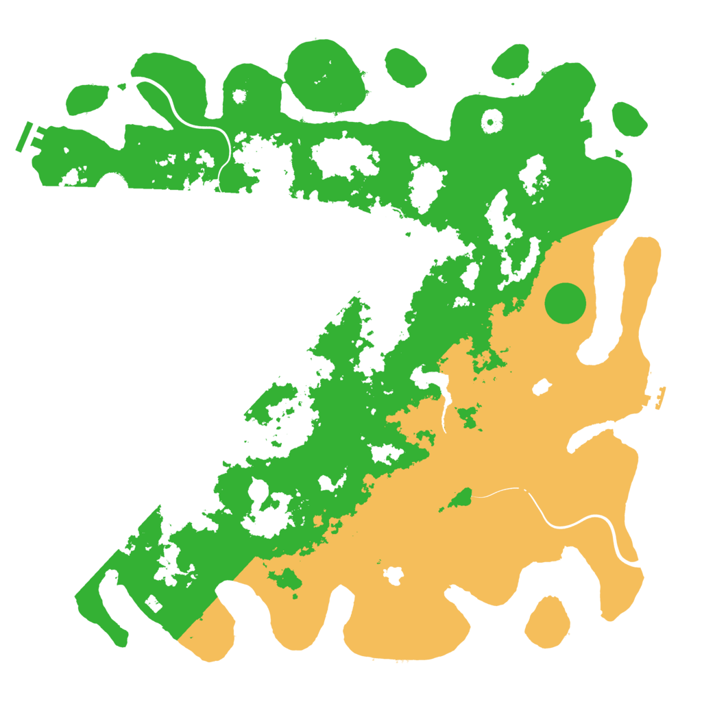 Biome Rust Map: Procedural Map, Size: 4500, Seed: 1954944528