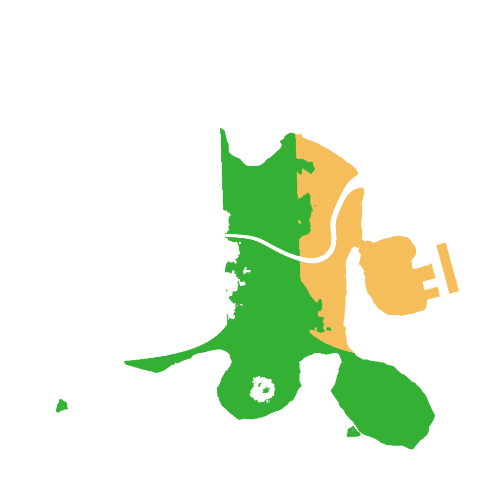 Biome Rust Map: Procedural Map, Size: 2000, Seed: 987486