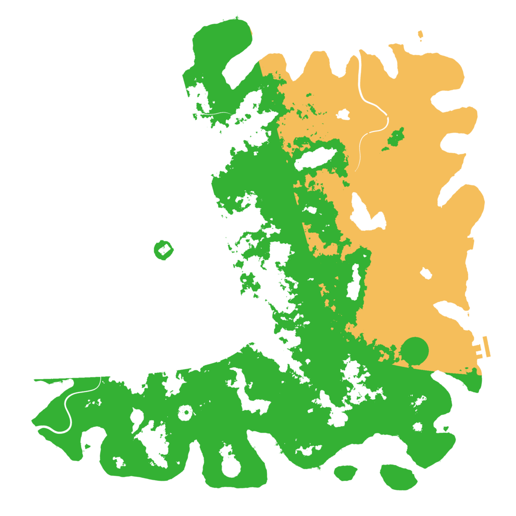 Biome Rust Map: Procedural Map, Size: 5000, Seed: 526741