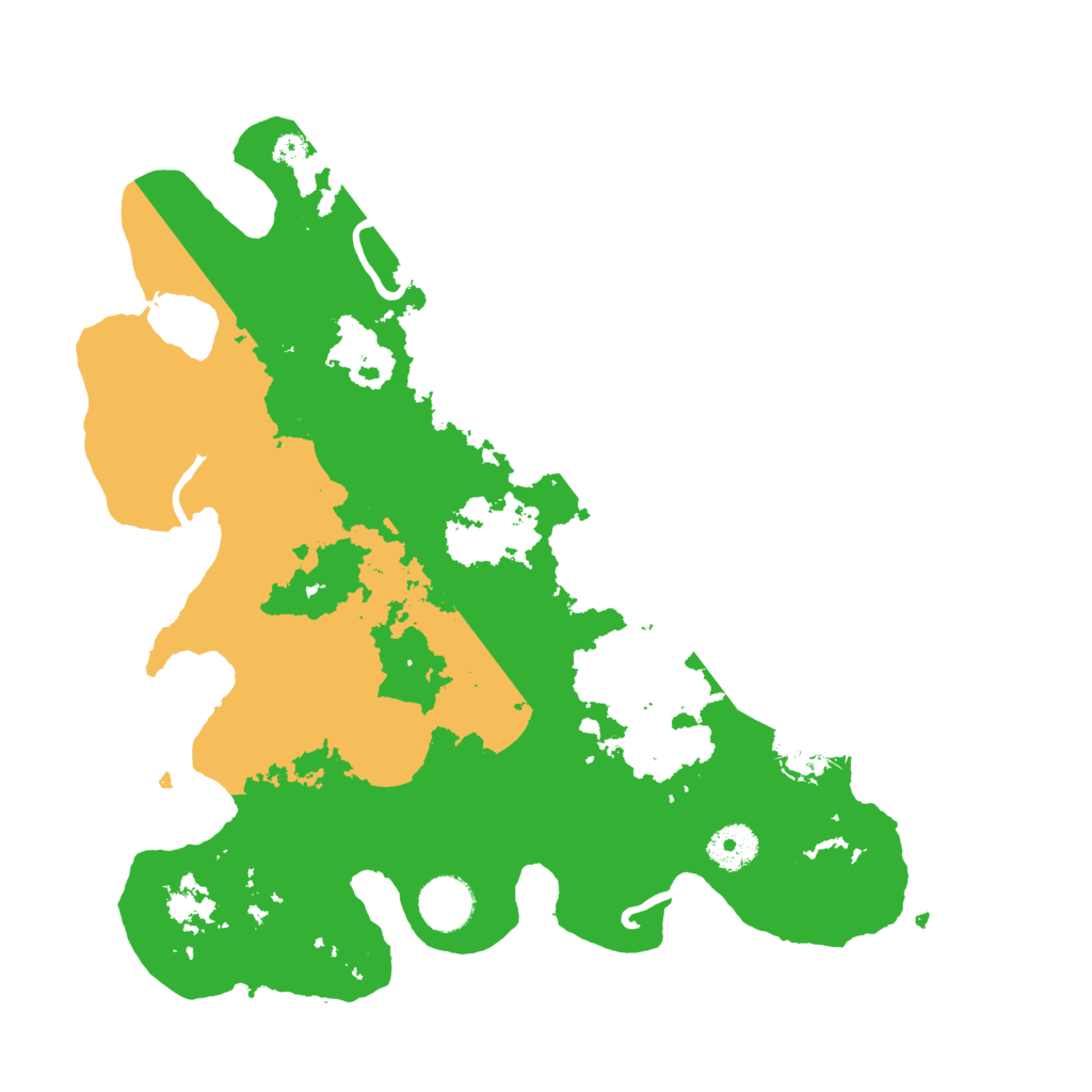 Biome Rust Map: Procedural Map, Size: 3500, Seed: 199727