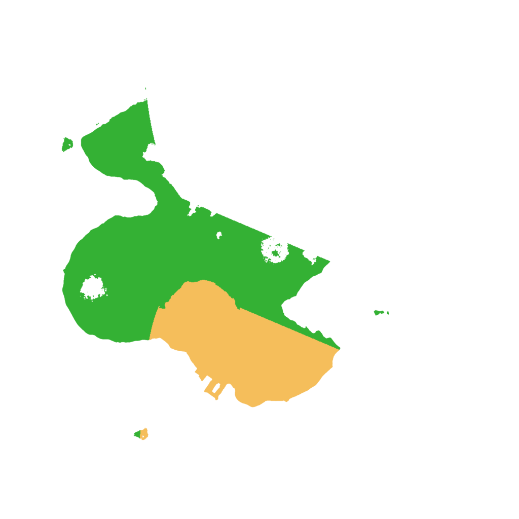 Biome Rust Map: Procedural Map, Size: 2000, Seed: 261695