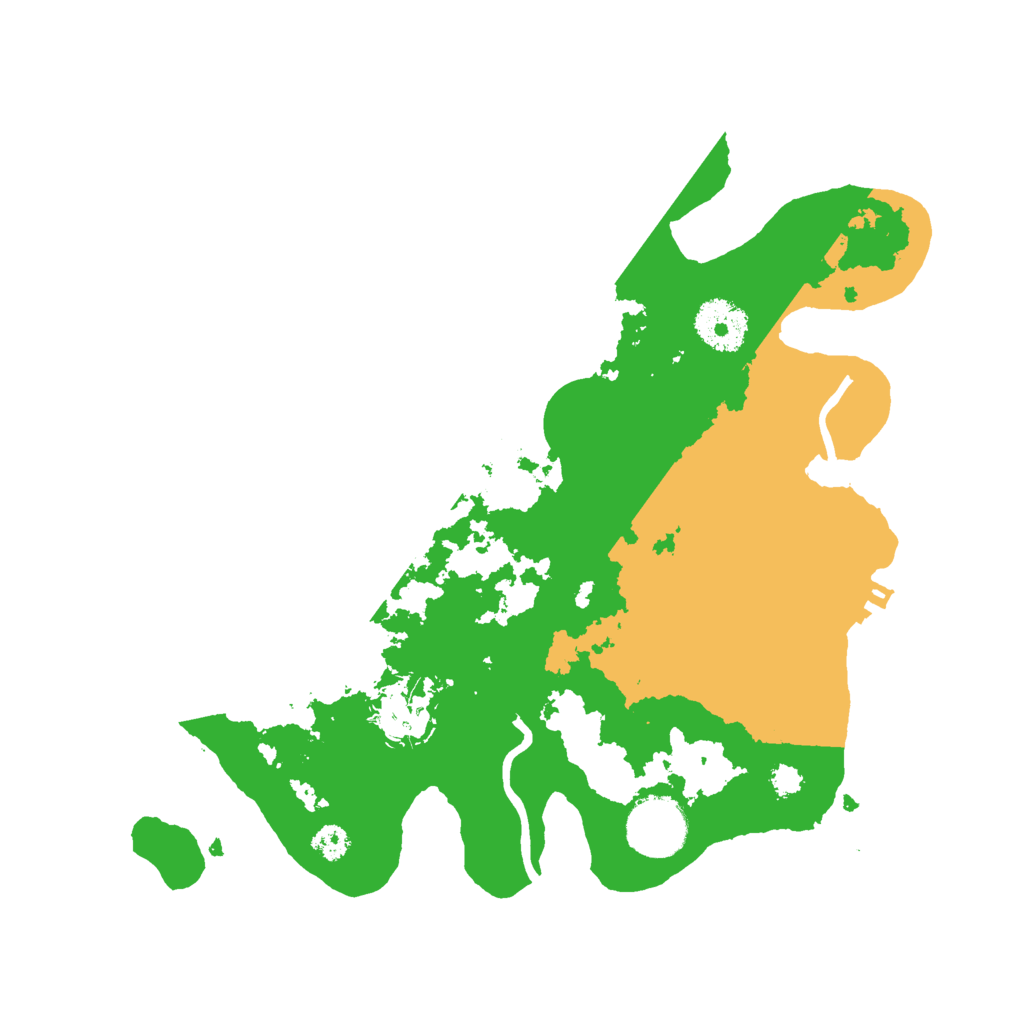 Biome Rust Map: Procedural Map, Size: 3000, Seed: 39330