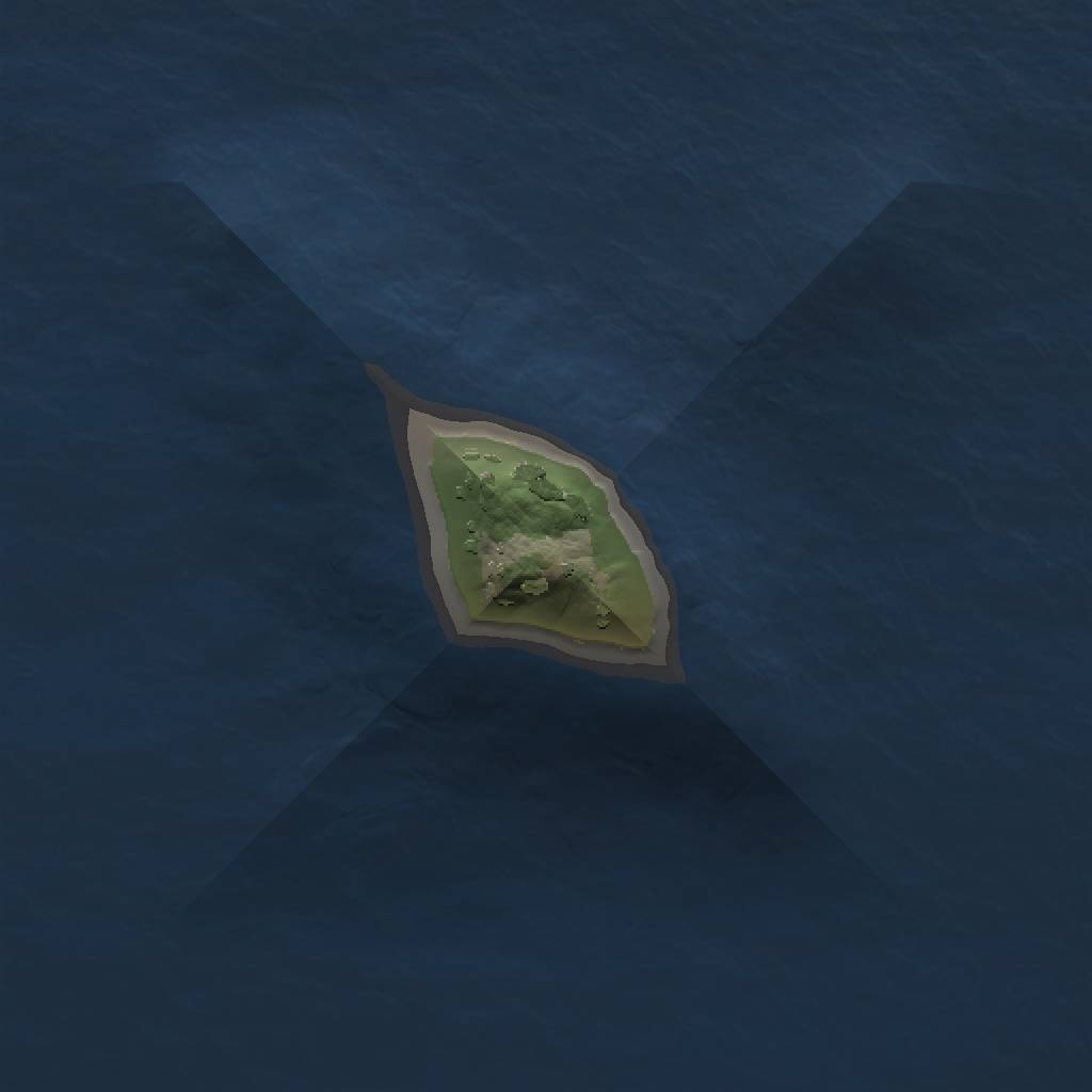 Rust Map: Procedural Map, Size: 1000, Seed: 1718114699, 3 Monuments