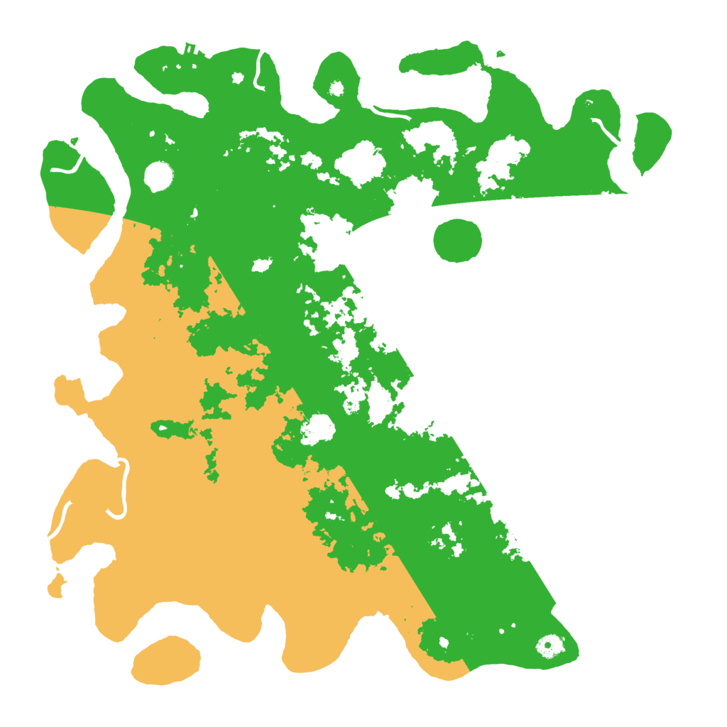 Biome Rust Map: Procedural Map, Size: 4500, Seed: 504799715
