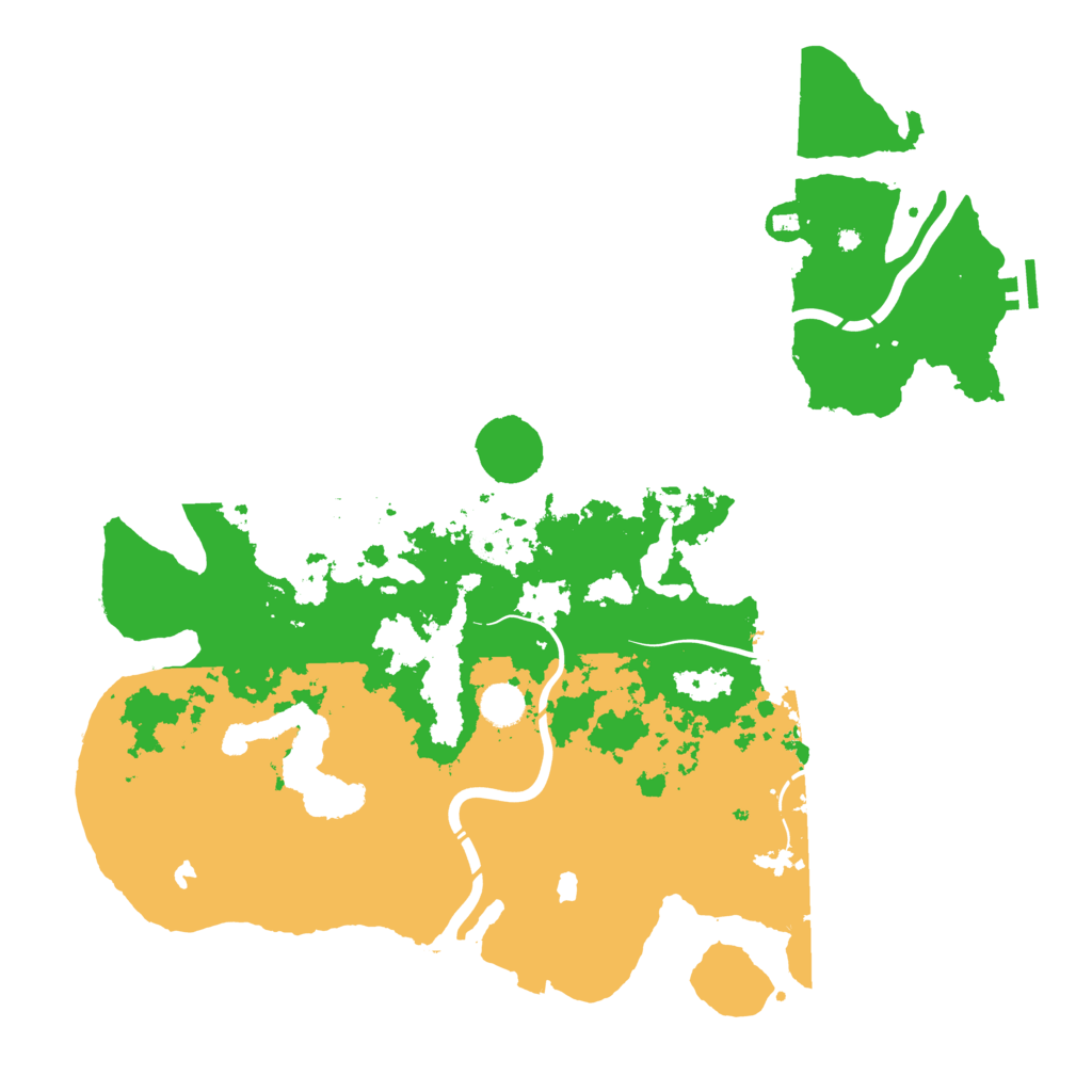 Biome Rust Map: Procedural Map, Size: 4500, Seed: 516646338
