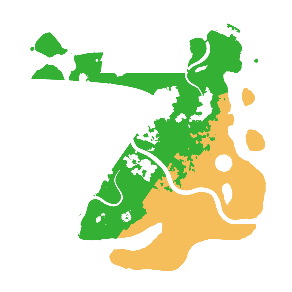 Biome Rust Map: Procedural Map, Size: 3000, Seed: 73529