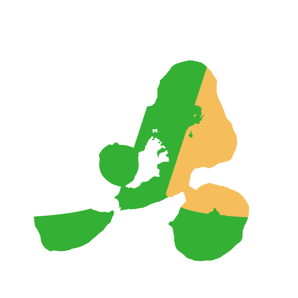 Biome Rust Map: Barren, Size: 2000, Seed: 876537615