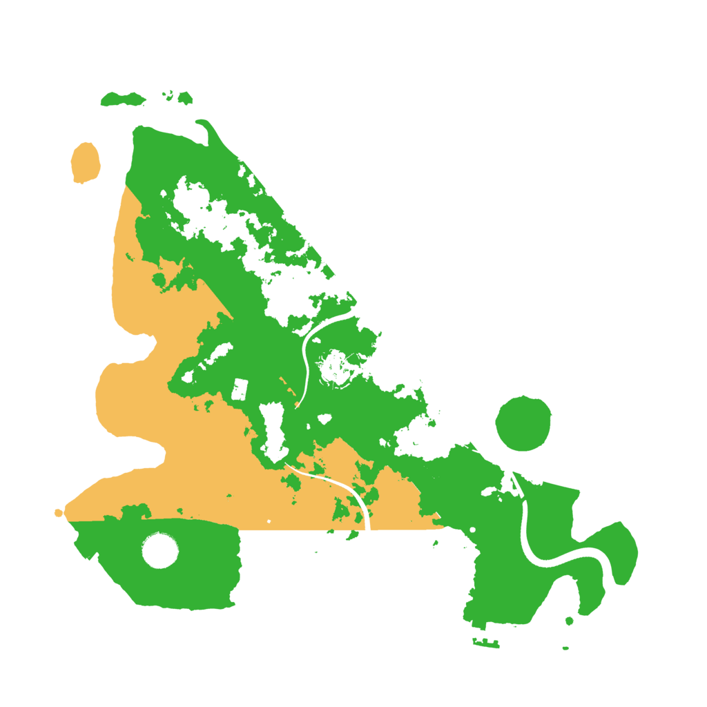 Biome Rust Map: Procedural Map, Size: 3500, Seed: 328176361