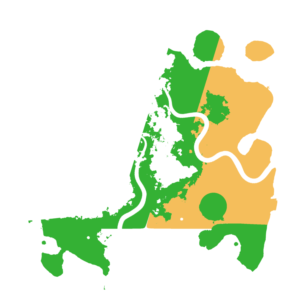 Biome Rust Map: Procedural Map, Size: 3000, Seed: 27946