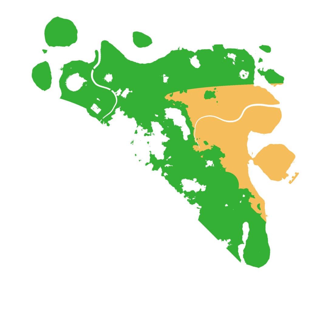 Biome Rust Map: Procedural Map, Size: 3400, Seed: 697832974