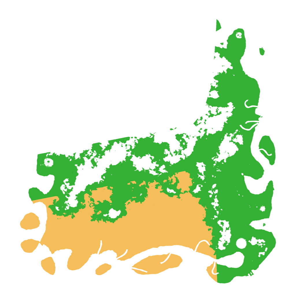 Biome Rust Map: Procedural Map, Size: 5000, Seed: 1777901880