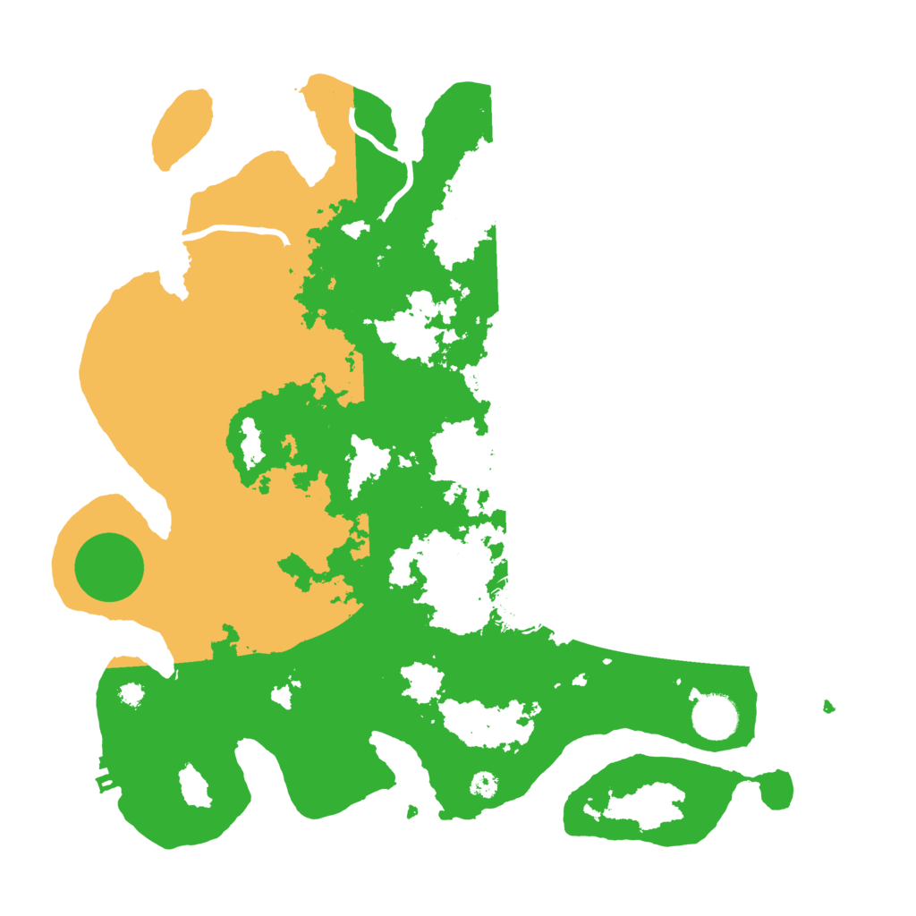 Biome Rust Map: Procedural Map, Size: 3500, Seed: 589225054