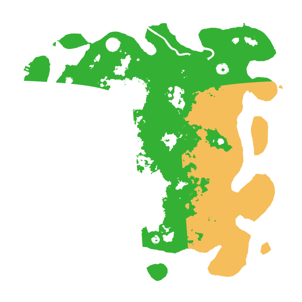 Biome Rust Map: Procedural Map, Size: 3800, Seed: 45100