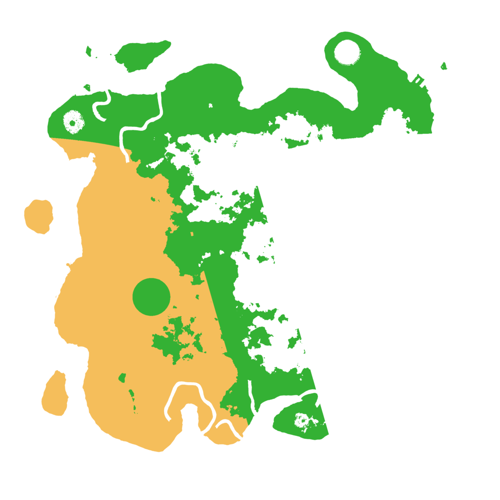 Biome Rust Map: Procedural Map, Size: 3500, Seed: 1713526223