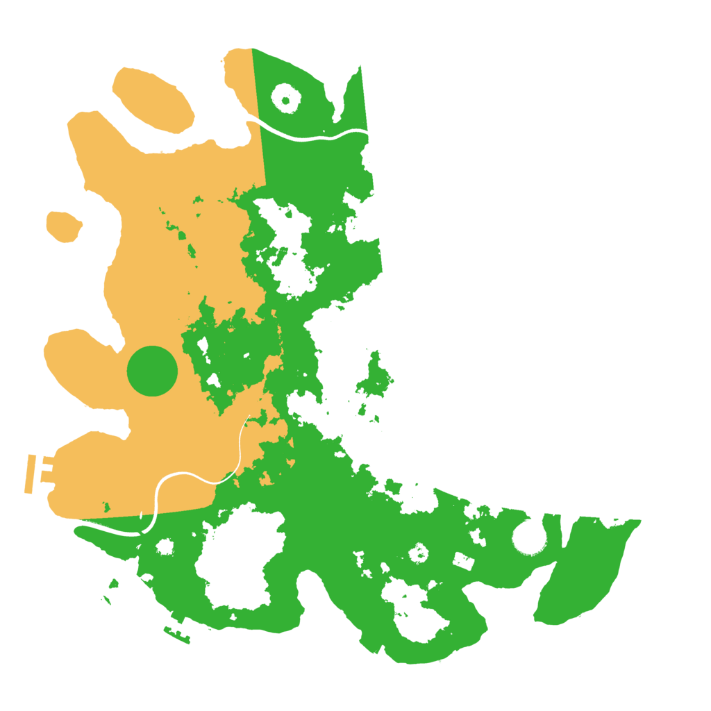 Biome Rust Map: Procedural Map, Size: 3700, Seed: 1204452888