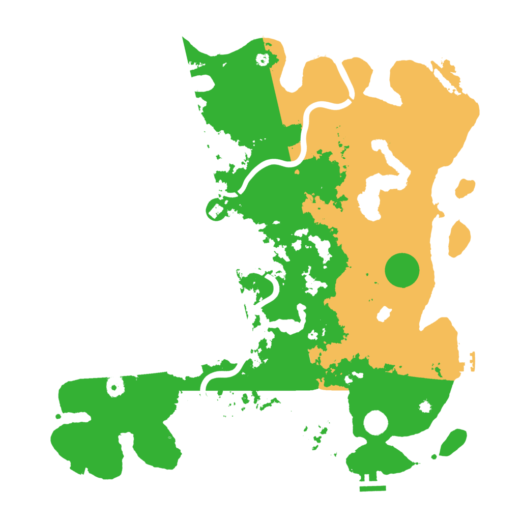 Biome Rust Map: Procedural Map, Size: 4000, Seed: 322759865