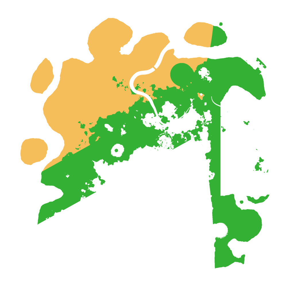 Biome Rust Map: Procedural Map, Size: 3400, Seed: 911718041