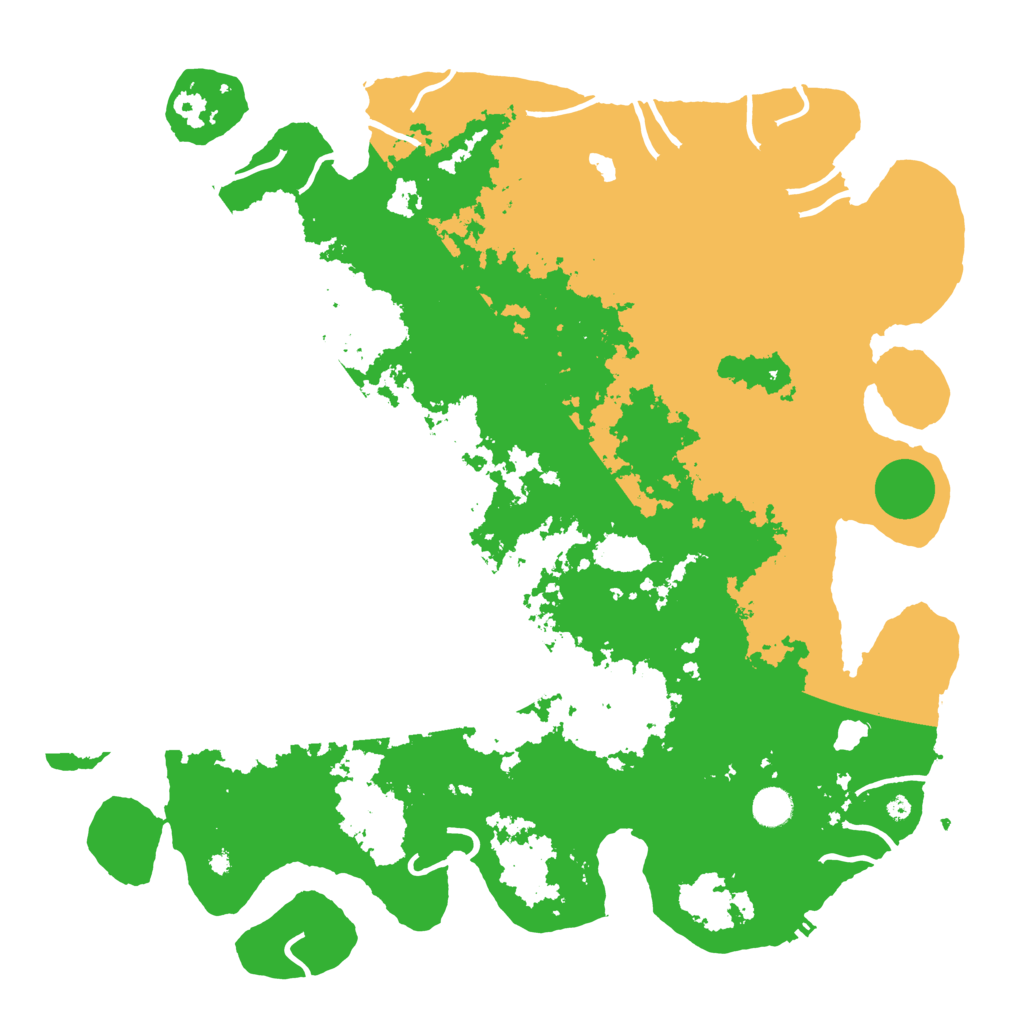 Biome Rust Map: Procedural Map, Size: 4500, Seed: 2043602947