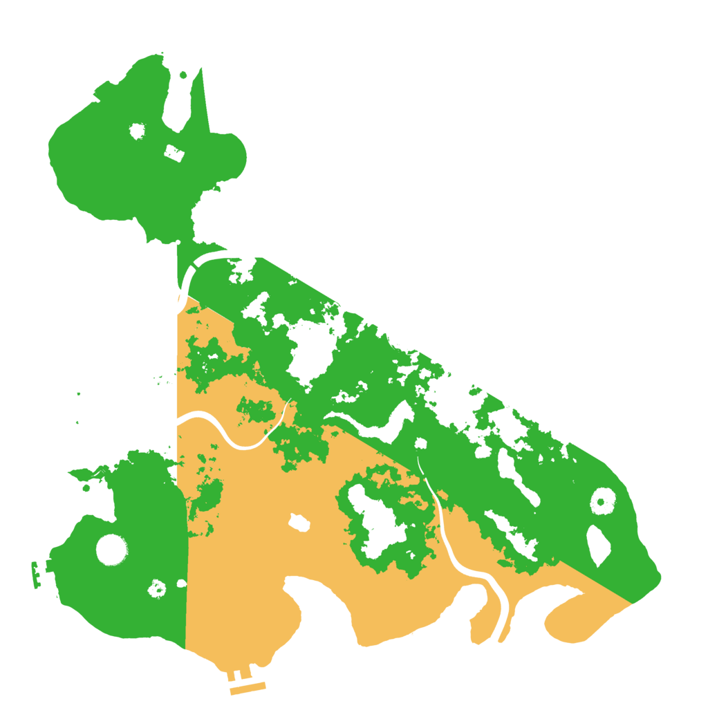 Biome Rust Map: Procedural Map, Size: 4000, Seed: 129025552