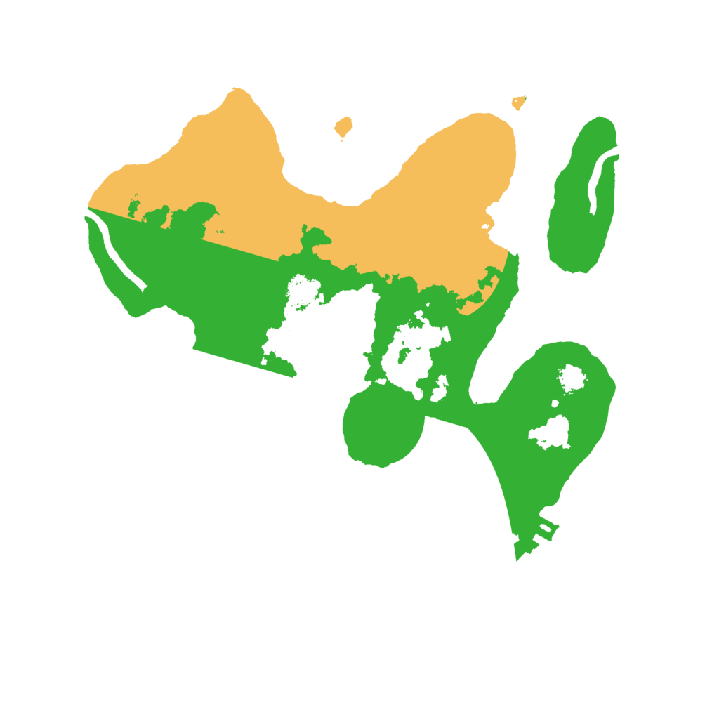 Biome Rust Map: Procedural Map, Size: 2438, Seed: 2147483647