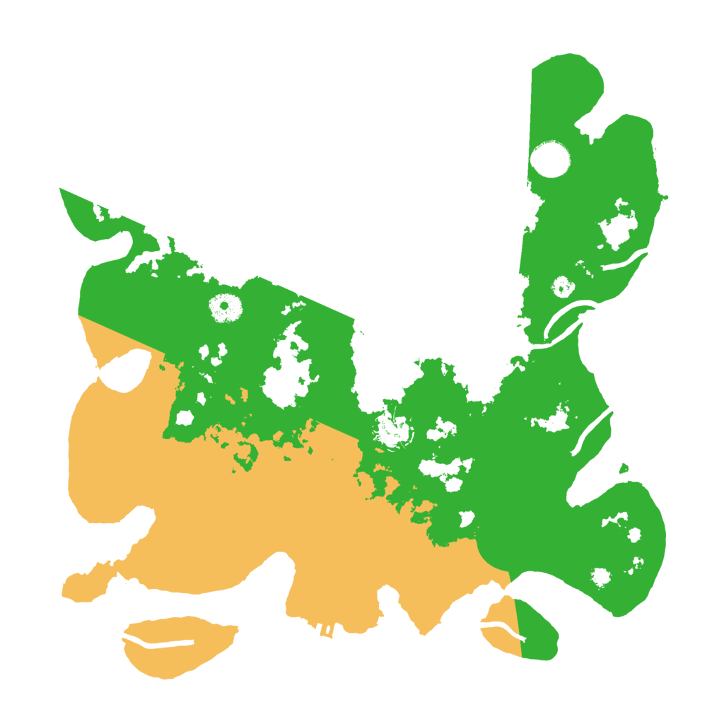 Biome Rust Map: Procedural Map, Size: 3500, Seed: 70261153