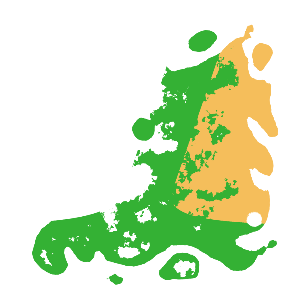 Biome Rust Map: Barren, Size: 3700, Seed: 13911293