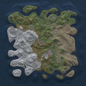 Thumbnail Rust Map: Procedural Map, Size: 3750, Seed: 1177655020, 19 Monuments