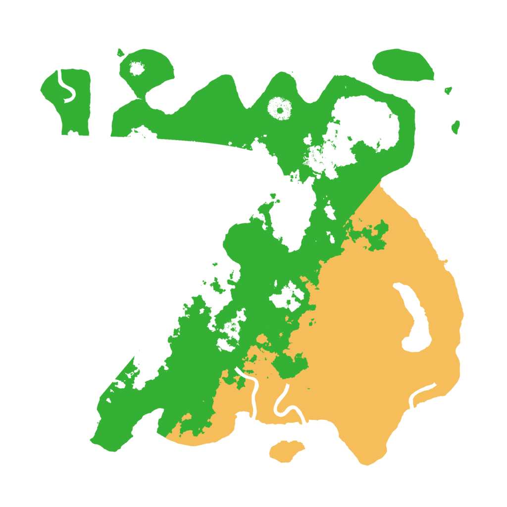 Biome Rust Map: Procedural Map, Size: 3250, Seed: 918419370