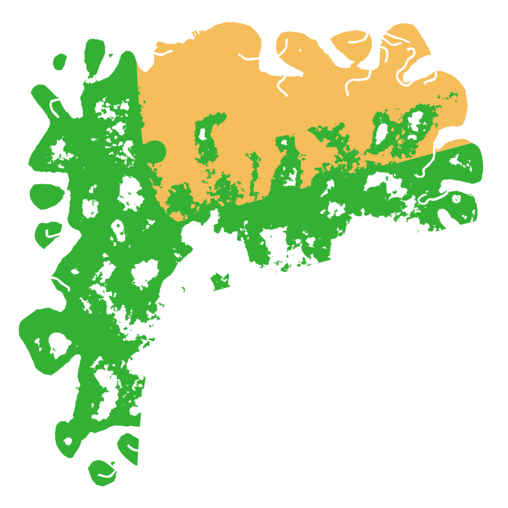 Biome Rust Map: Procedural Map, Size: 6000, Seed: 53641