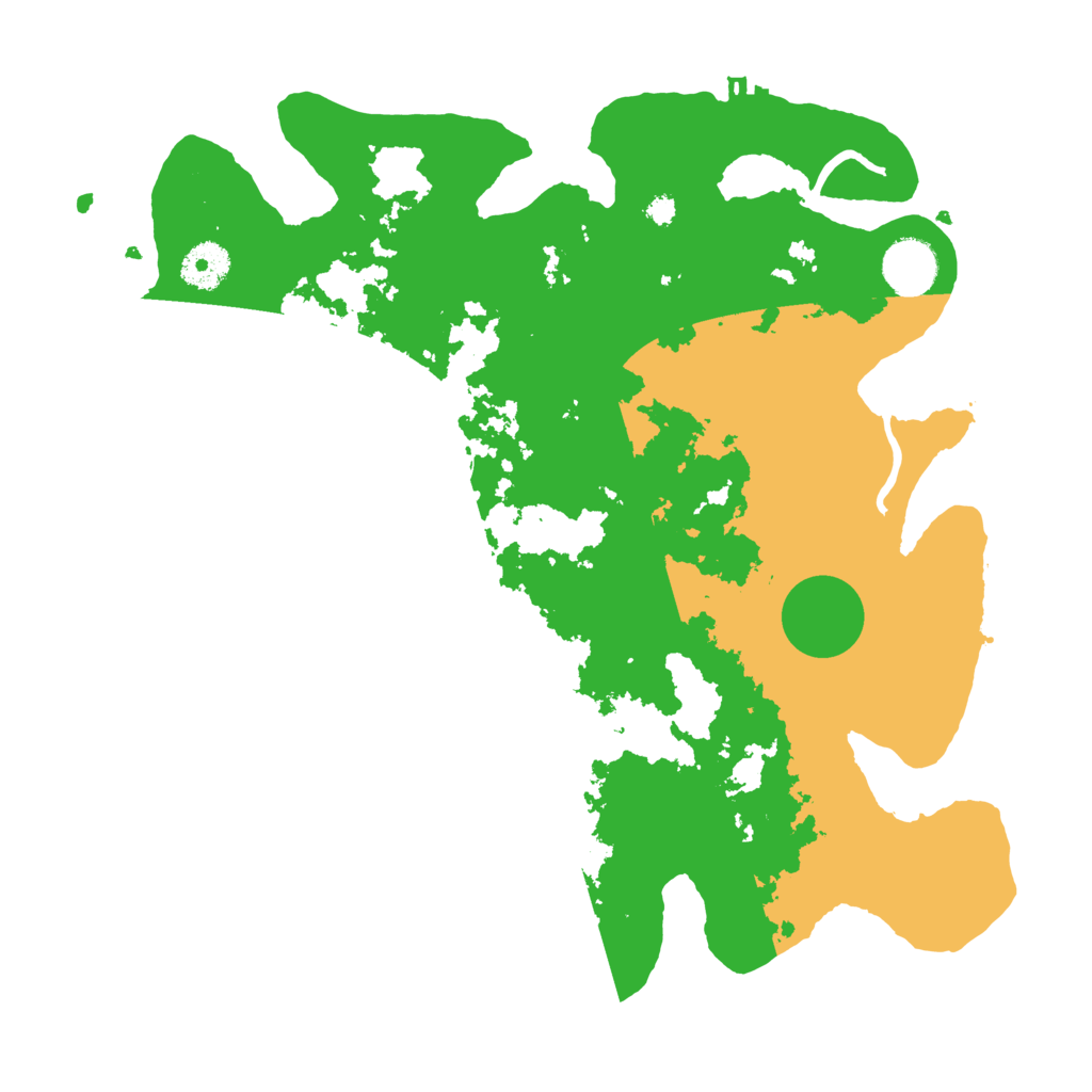 Biome Rust Map: Procedural Map, Size: 3500, Seed: 53962