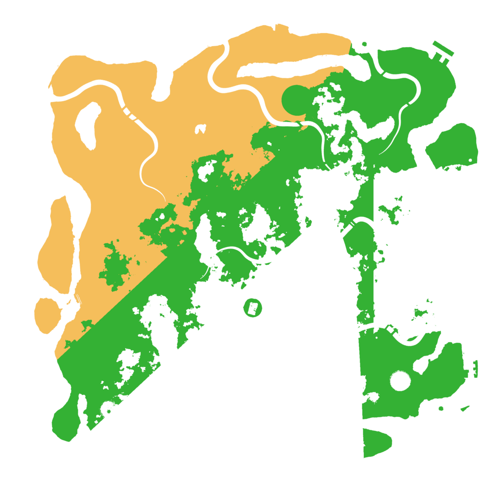 Biome Rust Map: Procedural Map, Size: 4349, Seed: 861083424