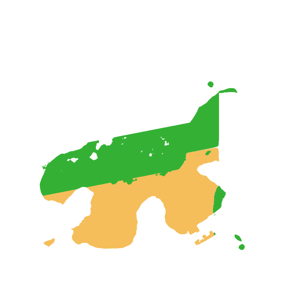 Biome Rust Map: Procedural Map, Size: 2000, Seed: 1777901880