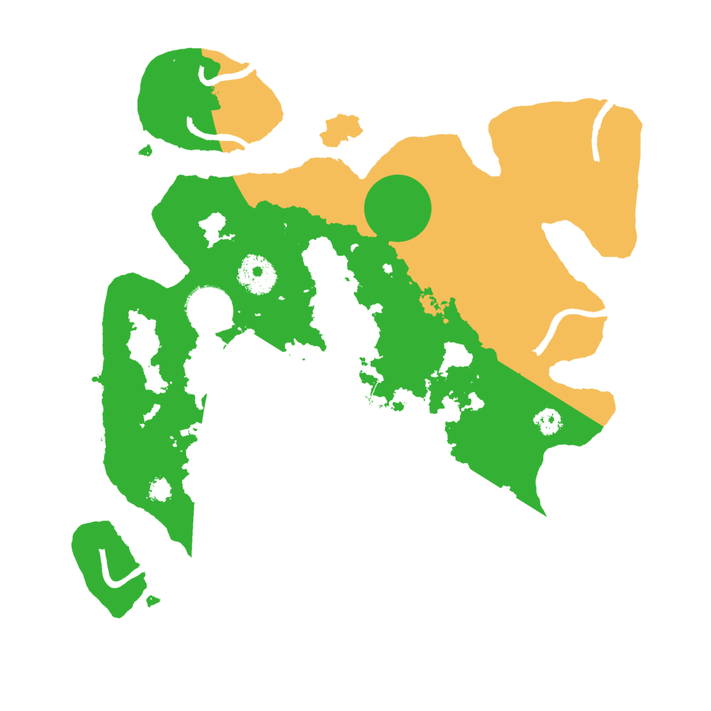 Biome Rust Map: Procedural Map, Size: 2800, Seed: 111537822