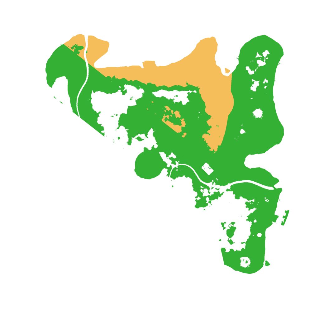Biome Rust Map: Procedural Map, Size: 3000, Seed: 7128653