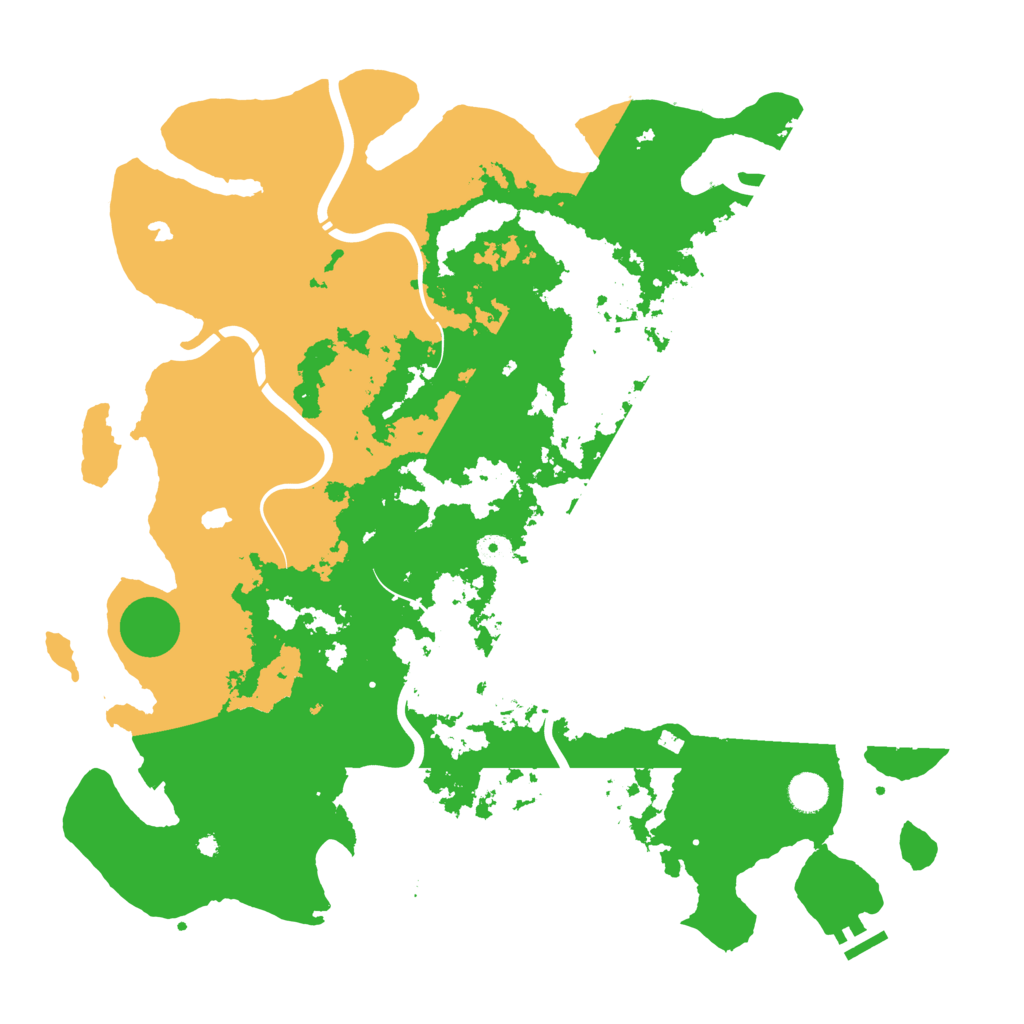 Biome Rust Map: Procedural Map, Size: 4500, Seed: 421582429