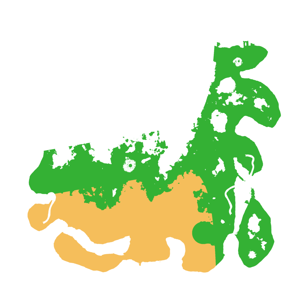 Biome Rust Map: Procedural Map, Size: 3500, Seed: 2255097