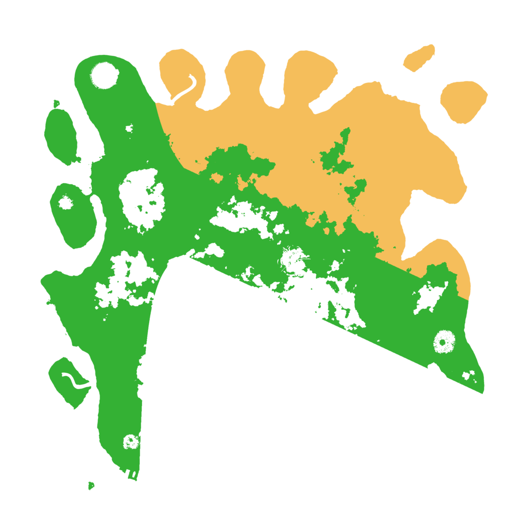 Biome Rust Map: Procedural Map, Size: 3500, Seed: 124026