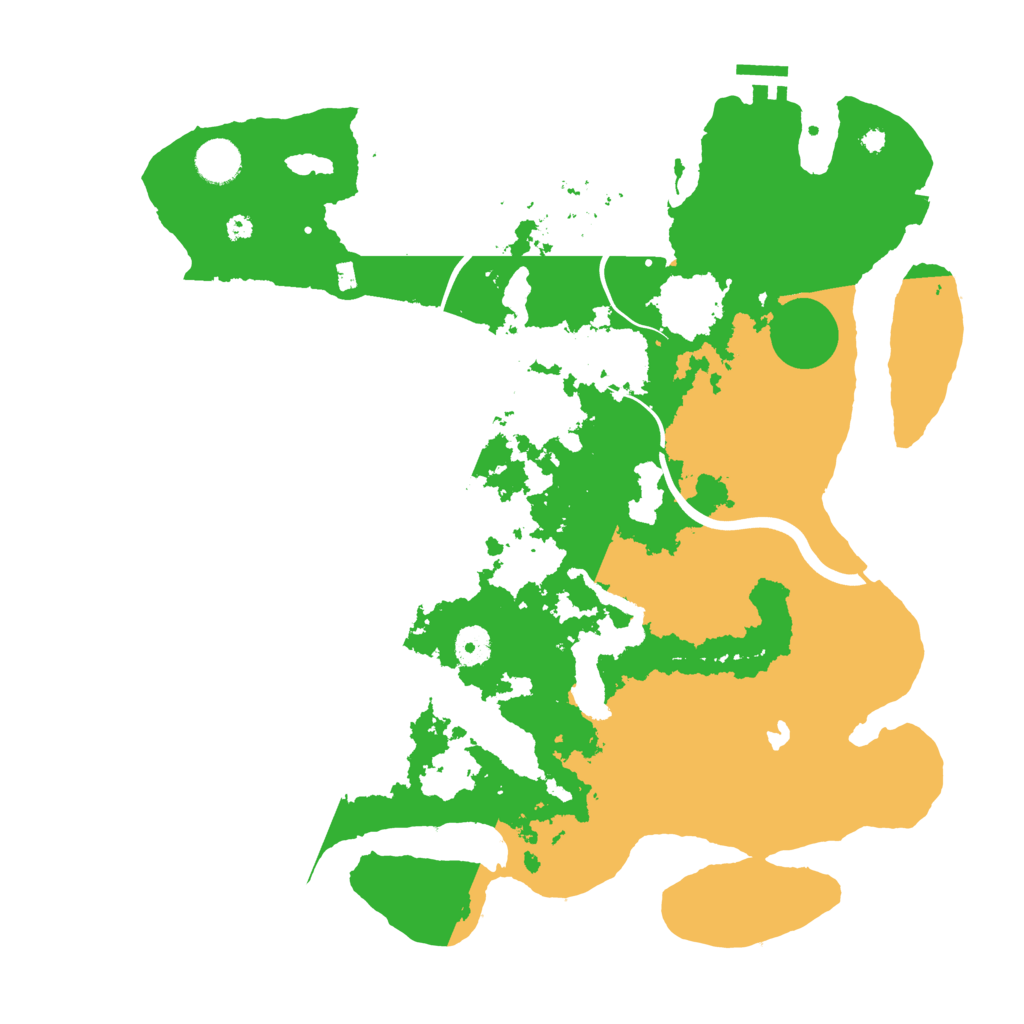 Biome Rust Map: Procedural Map, Size: 4000, Seed: 28507