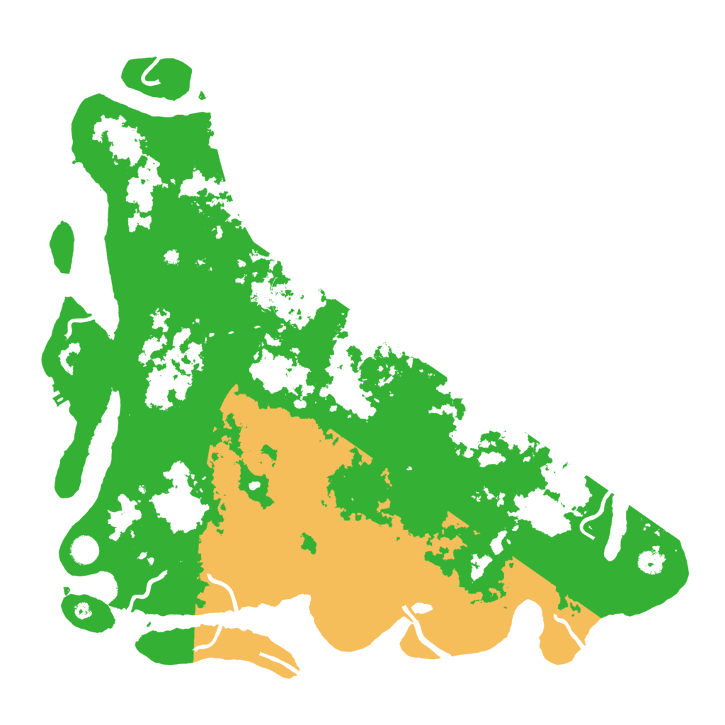 Biome Rust Map: Procedural Map, Size: 4500, Seed: 894757
