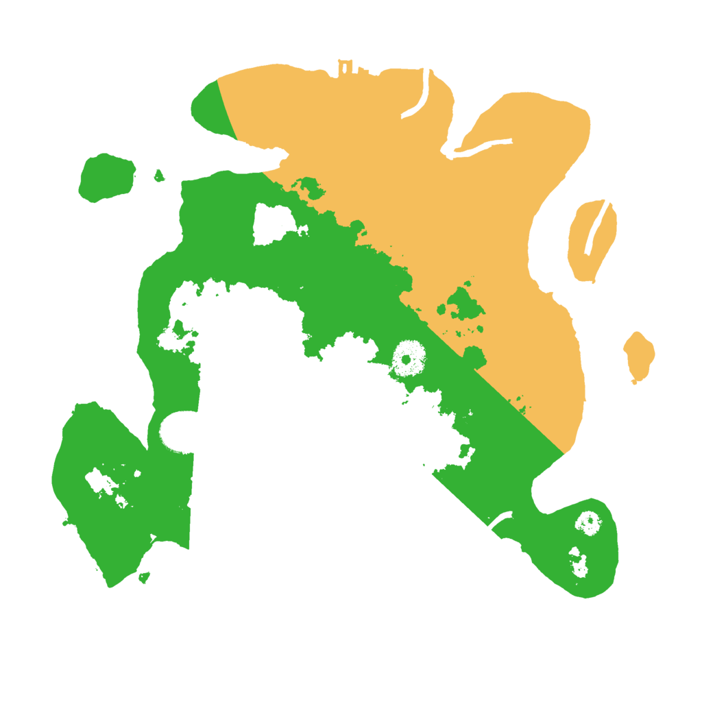 Biome Rust Map: Procedural Map, Size: 3000, Seed: 1843393107