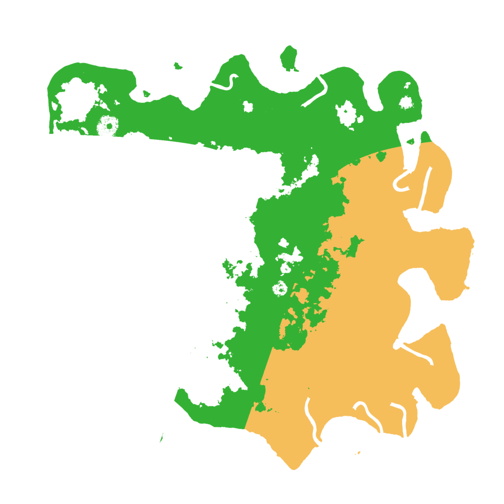 Biome Rust Map: Procedural Map, Size: 3500, Seed: 22091479