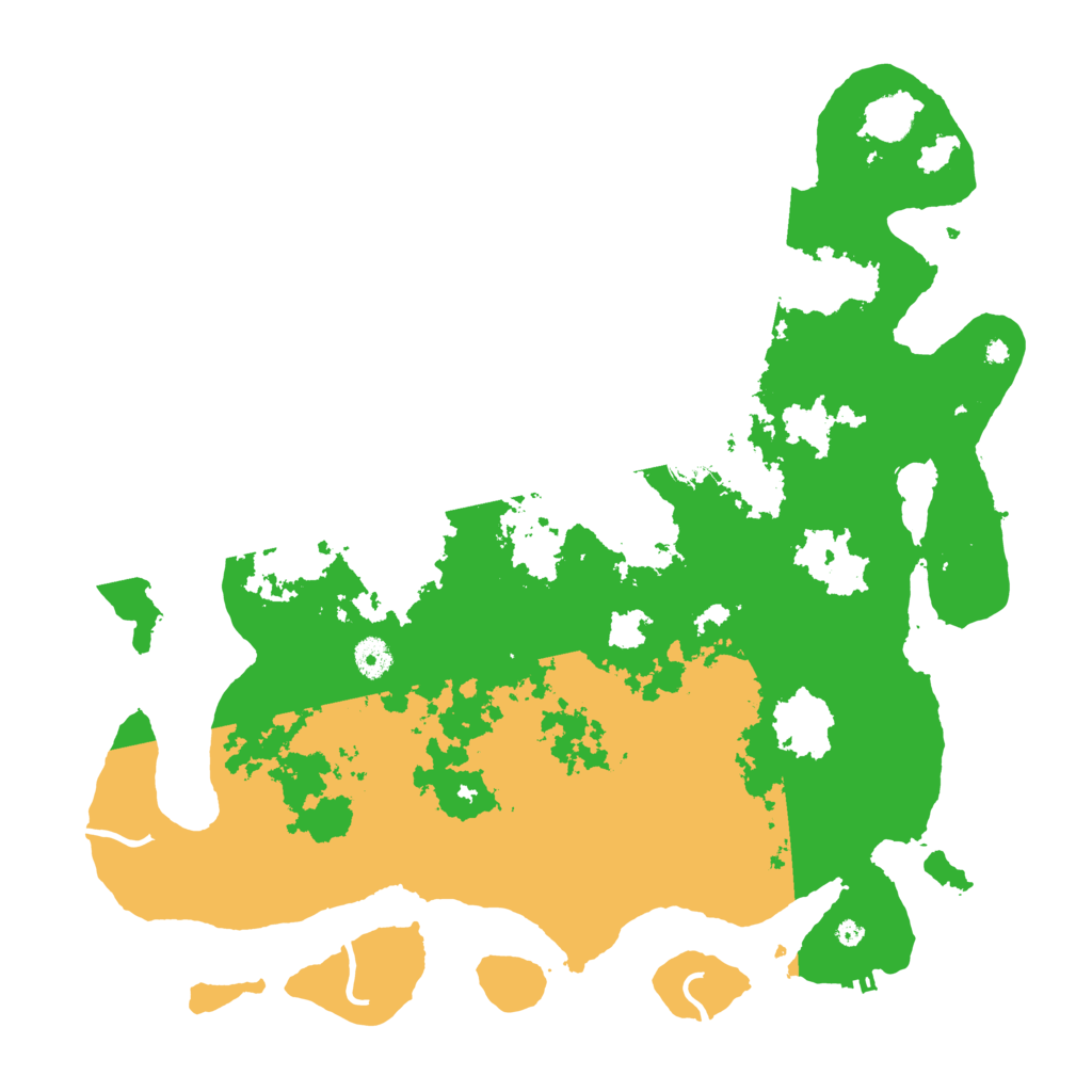 Biome Rust Map: Procedural Map, Size: 4250, Seed: 531159480