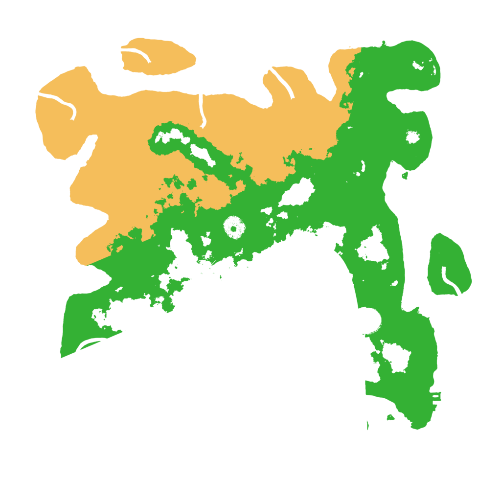 Biome Rust Map: Procedural Map, Size: 3500, Seed: 946891919
